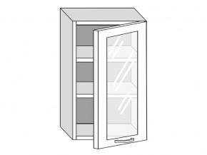 19.50.3 Шкаф настенный (h=913) на 500мм с 1-ой стекл. дверцей в Верещагино - vereshchagino.magazinmebel.ru | фото
