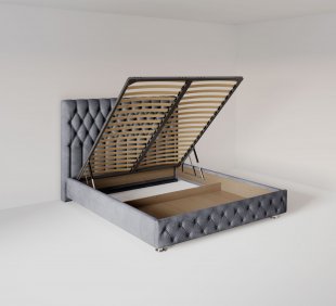 Кровать Версаль 1.4 м с подъемным механизмом в Верещагино - vereshchagino.magazinmebel.ru | фото - изображение 4
