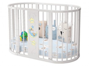 Детская кроватка белая Эстель в Верещагино - vereshchagino.magazinmebel.ru | фото