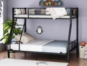 Двухъярусная кровать Гранада-1 140 черный в Верещагино - vereshchagino.magazinmebel.ru | фото