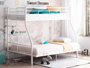 Двухъярусная кровать Гранада-3 140 белый в Верещагино - vereshchagino.magazinmebel.ru | фото