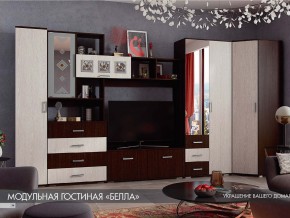 Гостиная Белла венге с угловым шкафом в Верещагино - vereshchagino.magazinmebel.ru | фото