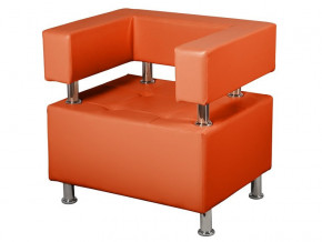 Кресло Борк Кожзам Оранжевый в Верещагино - vereshchagino.magazinmebel.ru | фото