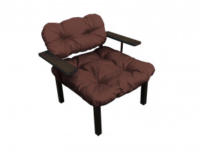 Кресло Дачное коричневая подушка в Верещагино - vereshchagino.magazinmebel.ru | фото