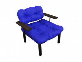 Кресло Дачное синяя подушка в Верещагино - vereshchagino.magazinmebel.ru | фото - изображение 1