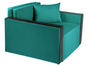 Кресло-кровать Милена с подлокотниками рогожка emerald в Верещагино - vereshchagino.magazinmebel.ru | фото