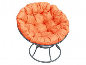 Кресло Папасан без ротанга оранжевая подушка в Верещагино - vereshchagino.magazinmebel.ru | фото