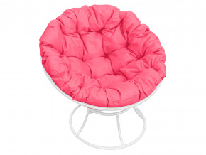 Кресло Папасан без ротанга розовая подушка в Верещагино - vereshchagino.magazinmebel.ru | фото