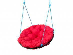 Кресло Папасан подвесное красная подушка в Верещагино - vereshchagino.magazinmebel.ru | фото