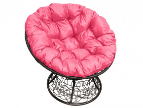 Кресло Папасан с ротангом розовая подушка в Верещагино - vereshchagino.magazinmebel.ru | фото