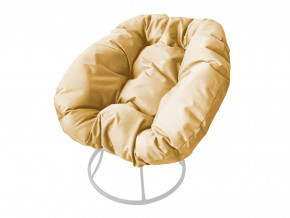 Кресло Пончик без ротанга бежевая подушка в Верещагино - vereshchagino.magazinmebel.ru | фото - изображение 1