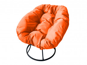Кресло Пончик без ротанга оранжевая подушка в Верещагино - vereshchagino.magazinmebel.ru | фото - изображение 1