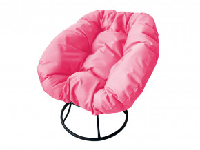 Кресло Пончик без ротанга розовая подушка в Верещагино - vereshchagino.magazinmebel.ru | фото - изображение 1