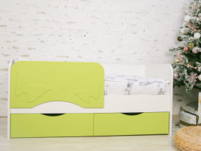 Кровать Бабочка белый/салатовый софт в Верещагино - vereshchagino.magazinmebel.ru | фото