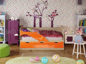 Кровать Дельфин-1 1800 Оранжевый металлик в Верещагино - vereshchagino.magazinmebel.ru | фото