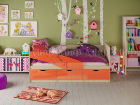 Кровать Дельфин 1800 Оранжевый металлик в Верещагино - vereshchagino.magazinmebel.ru | фото