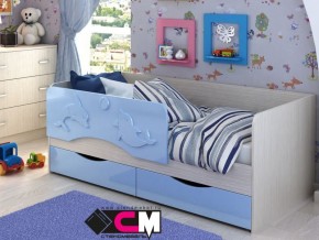 Кровать детская Алиса КР 812 голубая 1600 в Верещагино - vereshchagino.magazinmebel.ru | фото