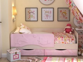 Кровать детская Алиса КР 812 розовая 1600 в Верещагино - vereshchagino.magazinmebel.ru | фото