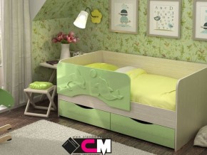 Кровать детская Алиса КР 812 зеленая 1600 в Верещагино - vereshchagino.magazinmebel.ru | фото