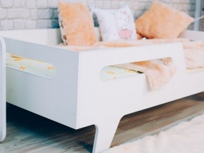 Кровать детская Бэби белая в Верещагино - vereshchagino.magazinmebel.ru | фото - изображение 2