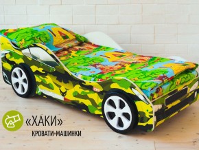 Кровать детская машина Хаки в Верещагино - vereshchagino.magazinmebel.ru | фото - изображение 2