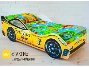 Кровать детская машина Такси в Верещагино - vereshchagino.magazinmebel.ru | фото - изображение 1