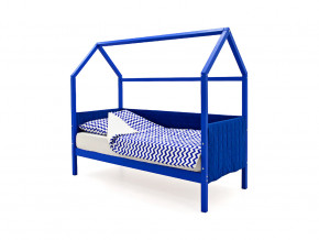 Кровать-домик мягкий Svogen синий в Верещагино - vereshchagino.magazinmebel.ru | фото