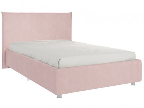 Кровать Квест 1200 велюр нежно-розовый в Верещагино - vereshchagino.magazinmebel.ru | фото - изображение 1