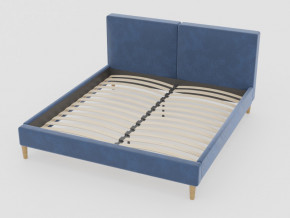 Кровать Линси 1600 синий в Верещагино - vereshchagino.magazinmebel.ru | фото - изображение 1