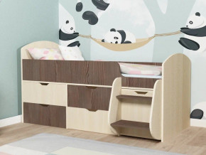 Кровать Малыш-7 Дуб-Бодега в Верещагино - vereshchagino.magazinmebel.ru | фото