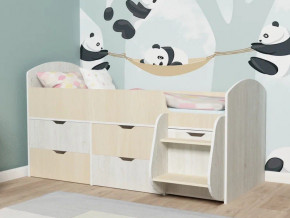 Кровать Малыш-7 Винтербер-Дуб в Верещагино - vereshchagino.magazinmebel.ru | фото