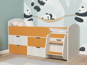 Кровать Малыш-7 Винтербер-Оранжевый в Верещагино - vereshchagino.magazinmebel.ru | фото