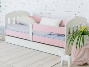 Кровать Малыш с ящиком розовый в Верещагино - vereshchagino.magazinmebel.ru | фото