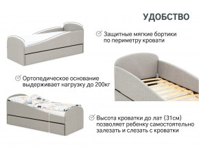 Кровать с ящиком Letmo халва (рогожка) в Верещагино - vereshchagino.magazinmebel.ru | фото - изображение 11