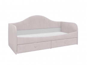 Кровать с мягкой обивкой Алиса ПМ-332.18 велюр розовый в Верещагино - vereshchagino.magazinmebel.ru | фото - изображение 1