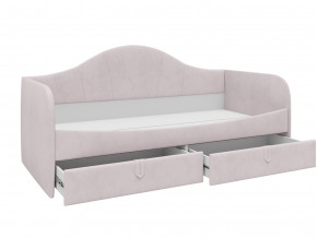 Кровать с мягкой обивкой Алиса ПМ-332.18 велюр розовый в Верещагино - vereshchagino.magazinmebel.ru | фото - изображение 2