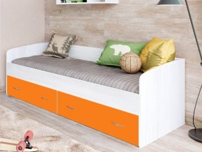 Кровать с выкатными ящиками Винтерберг, оранжевый в Верещагино - vereshchagino.magazinmebel.ru | фото