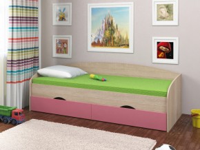 Кровать Соня 2 сонома-розовый в Верещагино - vereshchagino.magazinmebel.ru | фото