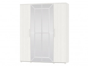 Шкаф 4-х дверный Амели 4-5200 Рамух белый в Верещагино - vereshchagino.magazinmebel.ru | фото