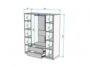 Шкаф Malta light H302 Белый в Верещагино - vereshchagino.magazinmebel.ru | фото - изображение 2