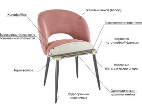 Стул Моли велюр синий в Верещагино - vereshchagino.magazinmebel.ru | фото - изображение 2